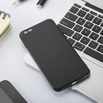 Easyacc Ultra Plānas Matēts TPU Case For iPhone 7 Mīksta Silikona Vāciņu, Gumijas iPhone 7 Plus Soft Shell Tālrunis Soma Bezmaksas piegāde