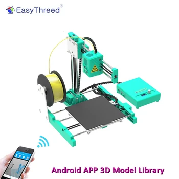Easythreed X4 Mini 3D Printeri Darbvirsmas 150*150*150mm TF Karte USB Wifi FDM APP Kontroles Heatbed 3D Printera Komplekts Studentiem Eductaion