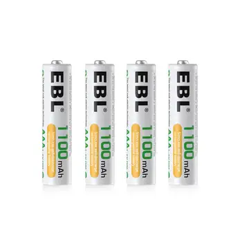 EBL 4gab 1100mAh AAA Baterijas + 4gab AA 2800mAh Baterijas + 8 Bay Akumulatora Lādētājs AA, AAA Ni-CD, Ni-MH Baterijas
