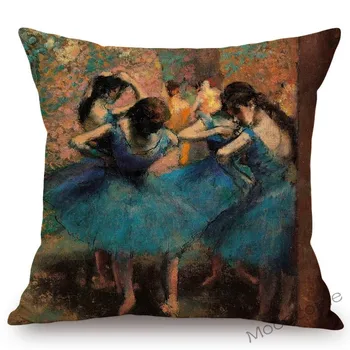 Edgar Degas Impressionism Mākslinieks Eļļas Gleznu Galerijas Kolekcijas Baleta Dejotājs Mājas Dekoru Dīvāna Spilvens Gadījumā Veļa Spilvens Segums