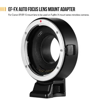 Ef-fx Fokusa Reduktora Ātrums Pastiprinātājs, Turbo Adaptera Gredzens Canon Ef Objektīvs fujifilm fx X-E2X-M1/XA2/XA1/xt2 xt10 xt100 Kamera