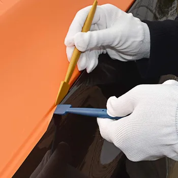 EHDIS Vinila Transportlīdzeklis Ietīšana Magnēts Špakteļlāpstiņu Oglekļa Folijas Pārklājumu Stūrī Malu Wrap Magnētiskā Tīrītāja Automašīnas Decal Uzlīmes Auto Nokrāsu, Instruments
