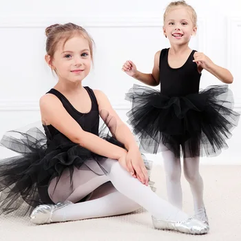 Eiropas Amerikāņu bērnu apģērbu bērniem prakses deju apģērba Tutu kleita balerīna bērniem kleitas meitenēm