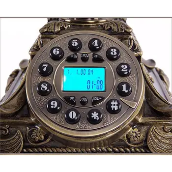 Eiropas Vintage Telefona Grozāmos Plāksnes Rotācijas Dial Telefons Antīko Telefonu, Fiksēto Tālruņa Office Home Hotel Dekori