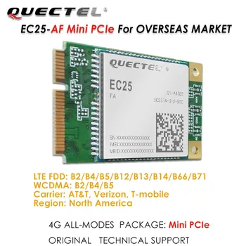 EK25 EK25-AF/EC25AFFA-MINIPCIE 4G LTE Rūpniecības Modemu FDD-LTE, B2/B4/B5/B12/B13/B14/B66/B71