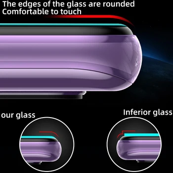 Ekrāna Aizsargs, lai Xiaomi Pocophone X2 Rūdīts Stikls Pilnībā Segtu Pilnu Līme 9H 2.5 D Geekmatch Premium Xiaomi Poco X2 Plēves Stikla