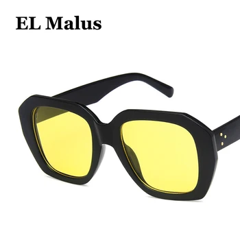 [EL Malus]Jauns Retro Saules Brilles Sievietēm Meitene, Dzeltena, Rozā Objektīvs Leopard Tan Toņos Sexy Dāmas Moderns Saulesbrilles Gafas Oculos De Sol