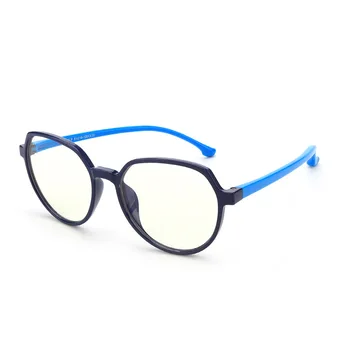 Elbru Bērnu Modes Anti-blue Ray Vienkāršā Brilles Komfortu Silikona Candy Krāsas Brilles Rāmis Bērniem, Brilles Briļļu Zēniem&Meitenēm