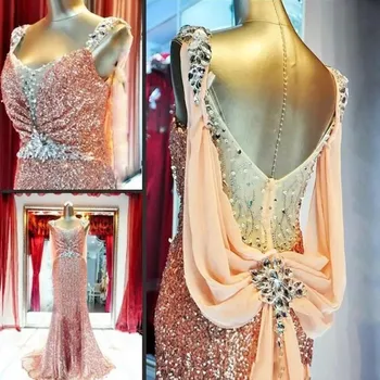 Elegants Puse Sirēna Vakara Kleitas 2020. Gadam, Dubaija Kaftan Siksnas Kristāla Sequined Mirdzēt Auduma Balles Kleitas Sieviešu apģērbi