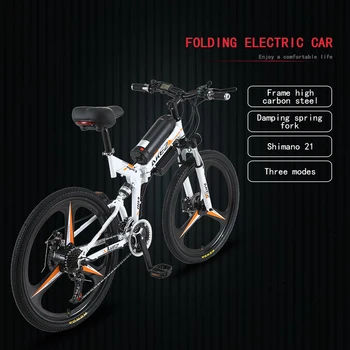 Elektrisko Velosipēdu 36V Litija Baterija, Autonoma Elektriskais Kalnu Velosipēds Saliekamajiem velosipēdiem ar 26 Collu Multi-Mode E-Velosipēds, Vīrieši/Sievietes