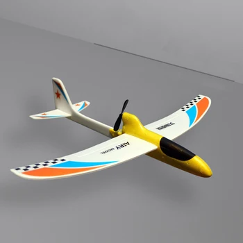 Elektriskā DIY Izglītības Dāvanu Rotaļlietas Planieris Bērniem Racionalizēt Putu Kondensators Modelis Smieklīgi RC Lidmašīnas Roku Mešana