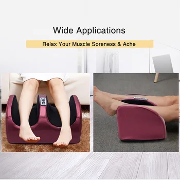 Elektriskā Foot Massager Karstās Kompresijas Shiatsu Mīcīšanas Kājas Pēdu Masāža Mašīna Kāju Kopšanas Ierīces Glābšanas Kakla Muskuļus Atbrīvotājs
