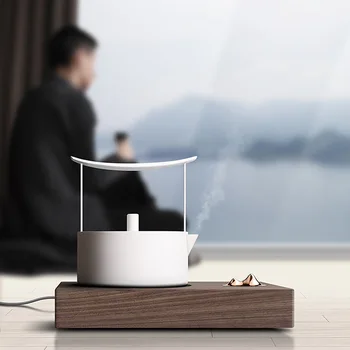 Elektriskā Keramikas Tējas Plīts Kung Fu Tējas Komplekts Minimālisma Kalnu Dzelzs Katlā Sudraba Tējkanna Automātiska Ūdens Siltuma Izturīgs Tējas Plīts