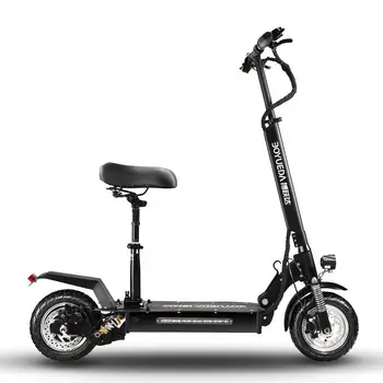 Elektriskā scooter48V 10 collu 1200W eļļa, bremžu pieaugušo locīšanas scooter ultra vieglo portatīvo apvidus auto upgrade ūdensizturīgs mehānisko
