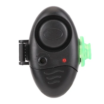 Elektronisko Bite Zvejas Signalizāciju, LED Gaismas Indikators, Bezvadu Buferu Skaņas Signālu Karpas Nakts Zvejas Piederumi