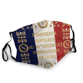 Elpojošs Napoleona franču 85th Pulka Karoga REMASTERED Maska Anti Dūmaka Aizsardzības Vāciņu Respiratoru Muti Purns