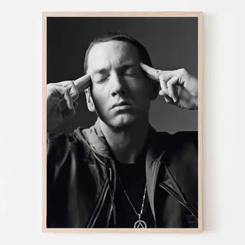Eminem Plakātu, Audekls Reperis Zvaigžņu Kolāžas, Plakāti un Izdrukas., Mākslas Sienas, Attēlus, viesistaba, Mājas Dekoru