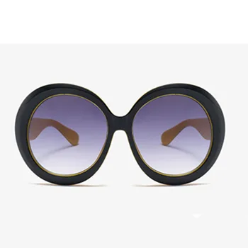 Emosnia Unisex Lielgabarīta Apaļas Saulesbrilles Modis Oculos De Sol feminino 2019 Luksusa Sievietēm Zīmola Dizainere, Saules Brilles Vintage