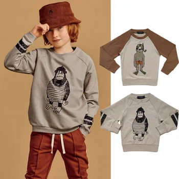 EnkeliBB Bērnu Zēnu Rudens Ziemas Sporta Krekls Modes Zīmola Dizaina Bērniem Ar Garām Piedurknēm Topi Toddler Zēnu Drēbes Ziemas Mērkaķis