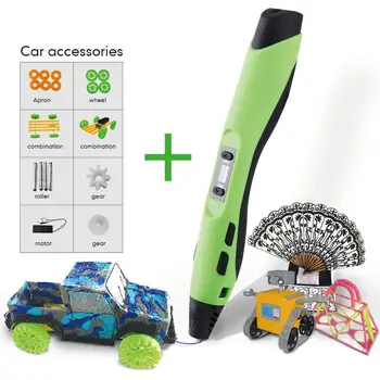 Enotepad Digitālo 3D Drukāšanas Pildspalvu SL-300 3D Pildspalva 1,75 mm PLA/ABS Pavedienu Bērnu DIY Automašīnas Komplektu Rotaļlietas bērniem 