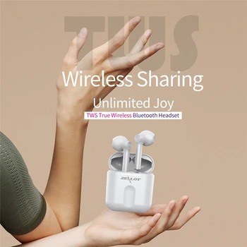 ENTUZIASTS T2 TWS Mini Bluetooth Bezvadu 5.0 Austiņas Stereo Austiņu Austiņas Ar Uzlādes Lodziņā Mic Visiem Smart Tālruni