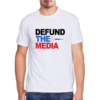 Envmenst 100 Kokvilnas Defund Mediju T Krekls Vīriešiem Off White Aizstāvēt Policijas Tee Krekls, Sieviete, Topi Viens Gabals Īsām Piedurknēm