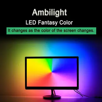 ES/ASV/UK 1/5M LED Lentes RGB Led Gaismas Lentas Ūdensdrošs LED Gaismas Elastīga, Ar Bluetooth Fantāzija Dekoratīvs Gaismas USB WS2812B