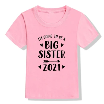 Es Esmu Gatavojas Lielais Brālis/māsa ir 2021. Bērniem Zēni Meitenes Anouncement Tshirts Brāļi Siters Ģimenes Meklē Krekli Piliens Kuģis