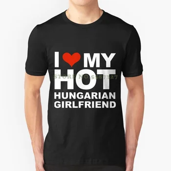 Es Mīlu manu karsto ungāru Draudzene Draudzeni Valentīna Diena Ungārija T T Krekli Vīriešiem Sievietēm