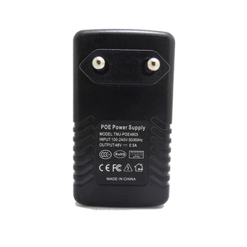 ES/US/AU/AK 48V 0.5 PoE Barošanas PoE Inžektors Standarts 48V PoE Security Camera POE Switch Ethernet Adapteri