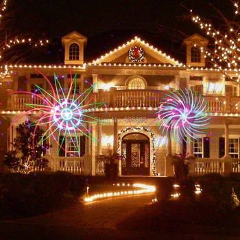 ESHINY Āra WF RGB Lāzera 36 Modeļus Projektoru Brīvdienu Māju Ģimenes Puses Ziemsvētki Koks DJ, Bārs pie Sienas Ainavu, Dārzu, Gaismas N6T85