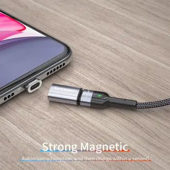 Essager Magnētisko Kabeļa spraudņa Tipam C Micro USB C 8 pin Sveces Ātrās Uzlādes Adapteris Tālruņa Mikro usb Type-C Magnēts Lādētāja Kontaktdakšu