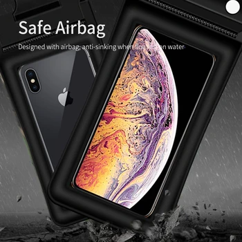 Essager Waterproof Case For iPhone 11 Xs Samsung S10 S9 Redmi, Ņemiet vērā, 8 Ūdensizturīgs Maiss Mobilo Tālruni Gadījumā, Peldēšana Ūdens necaurlaidīgs Vāks
