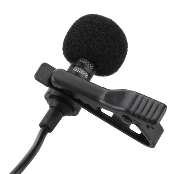 EY-510A Mini Vadu Mikrofons Mic Portable/Clip-on Atloks Lavalier/Hands-Free/3.5 mm Jack Kondensatoru iPhone iPad PC