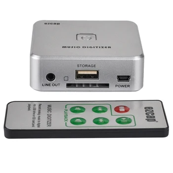 Ezcap241 Audio Uztveršanas Kasešu Lentes MP3 Converter Stabila Audio Ierakstu Plug And Play USB Ports Mūzikas Digitizer Ar Tālvadības