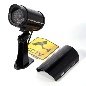 Fake Dummy CCTV Bullet Kamera Emulational Novērošanas Kameru Ūdensizturīgs Āra Iekštelpu Home Security Simulācijas Uzraudzība