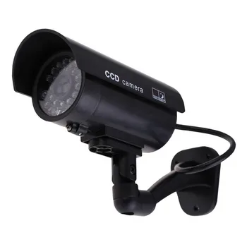 Fake Dummy CCTV Bullet Kamera Emulational Novērošanas Kameru Ūdensizturīgs Āra Iekštelpu Home Security Simulācijas Uzraudzība