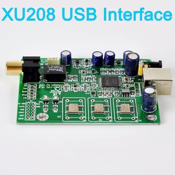 FC1 HIFI XMOS XU208 Asinhrono USB, Lai I2S IIS DSD Koaksiālie Converter XU208 USB Interfeiss