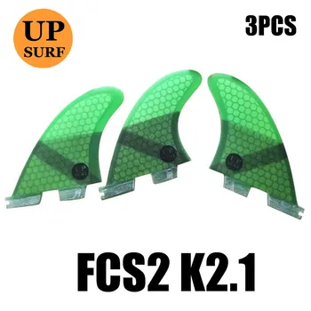 FCS2 Spuras k2.1 FCS II fcs2 tri fin uzstādīt Stikla spuras Sērfot Spuras ūdens sporta quillas sērfot