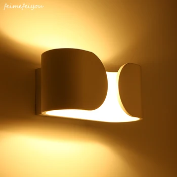 Feimefeiyou Mūsdienu Sienas Sconce Gaismas 6W LED Istabas Sienas lampas Alumīnija Sienas Apgaismojuma Lampas Dzīvojamā Istabā, Guļamistabā, Koridorā