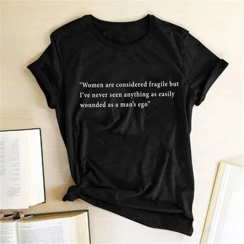 Feminisma T Krekls Sievietēm Grafiskais Izdrukāt T Krekls Top Harajuku Sievietēm Sieviešu Meitene Vasaras Īsām Piedurknēm T-krekls, t-veida Krekls Chemise Femme