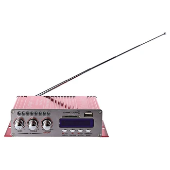 FFYY-Kentiger Hy-502S 2Ch Bluetooth Hi-Fi Super Bass Izejas Jauda Stereo Pastiprinātājs Ar Tālvadības pults Usb/Sd Card Player F