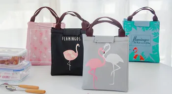 Flamingo Puse Modes Izolētas Lunchbox Flamingo Portatīvo Piknika, Pusdienu Soma, Dzimšanas Dienas Svinības Rotājumus Bērniem Puses Diy Dekori