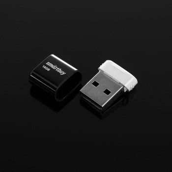 Flash diska Smartbuy Lara, 16 GB USB2.0, lasīt līdz 25 Mb / s, rakstīšanas-līdz 15 Mb / s, black 4260316