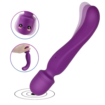 FLXUR 10 režīmi Spēcīgs AV Vibratori Sievietes Burvju Nūjiņu Ķermeņa Masieris Stimulēt Klitoru Seksa Rotaļlietas, lai Sieviete Dildo Masturbator