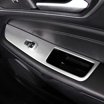 Ford Edge 2016 2017 piederumi ABS, Matēts LHD Durvju Loga stiklu Pacēlāju Vadības Slēdzis Paneļa Vāku Apdare Auto stils
