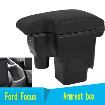 Ford Focus 2 roku balstu lodziņā mk2 elkoņbalsti centrālās noliktavas saturu Uzglabāšanas kaste Ford focus elkoņbalsti kaste