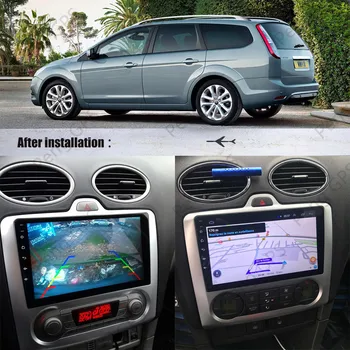 Ford Focus Exi PIE Radio Android 2004. - 2018.gadam Auto Multimediju Atskaņotājs, GPS Navi Galvas Vienības Autoradio Stereo PX6 Kasešu Diktofonu