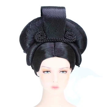 Formas tang dynasty ķeizariene matiem seno ķīniešu sieviešu cosplay karaliene cepures aksesuāri