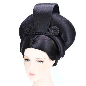 Formas tang dynasty ķeizariene matiem seno ķīniešu sieviešu cosplay karaliene cepures aksesuāri